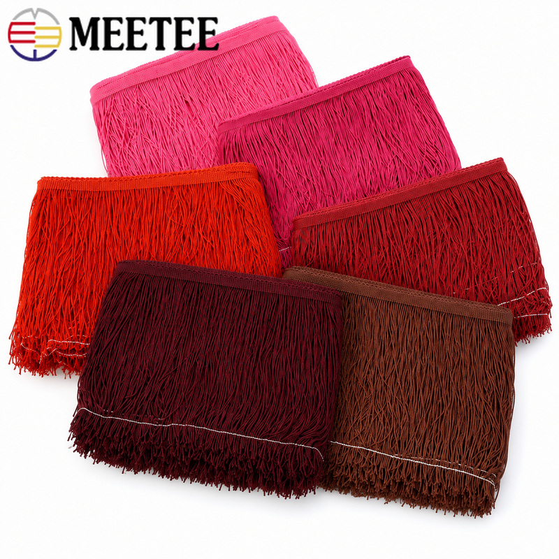 Fringe Ribbon Sewing - Rumbai Panjang 10-30cm untuk Tas, Kostum