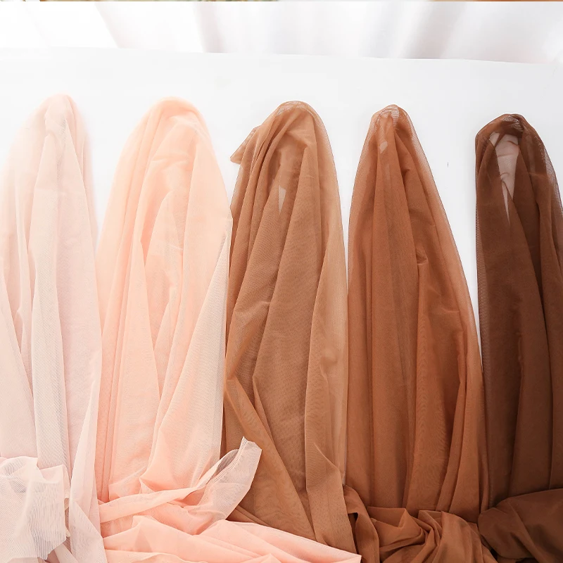 Kain jala regang 4 cara lembut - Crystal Mesh Fabric ulasan dan harga