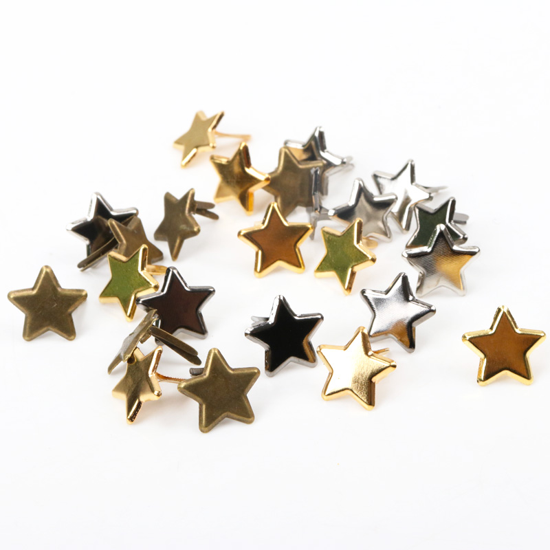 50 Pcs Logam Campuran Bintang  - Embellishments For Scrapbooking ulasan dan harga