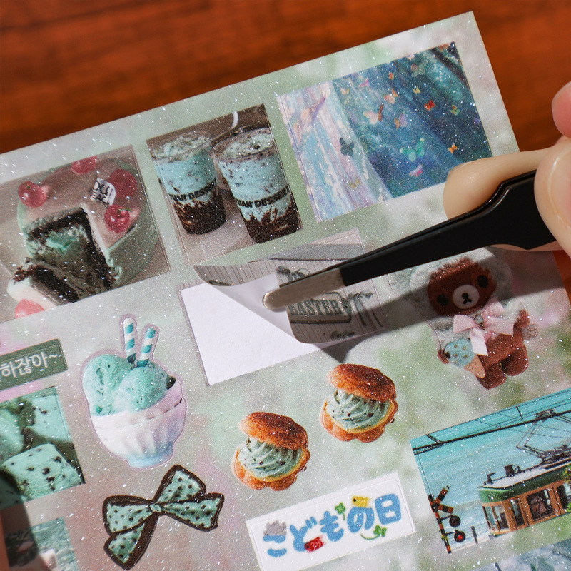 Buku Stiker Bertema Toko Kelon - Embellishments For Scrapbooking ulasan dan harga