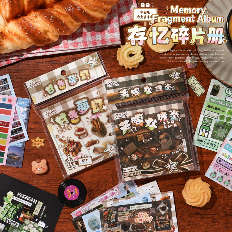 Buku Stiker Bertema Toko Kelon - Embellishments For Scrapbooking ulasan dan harga
