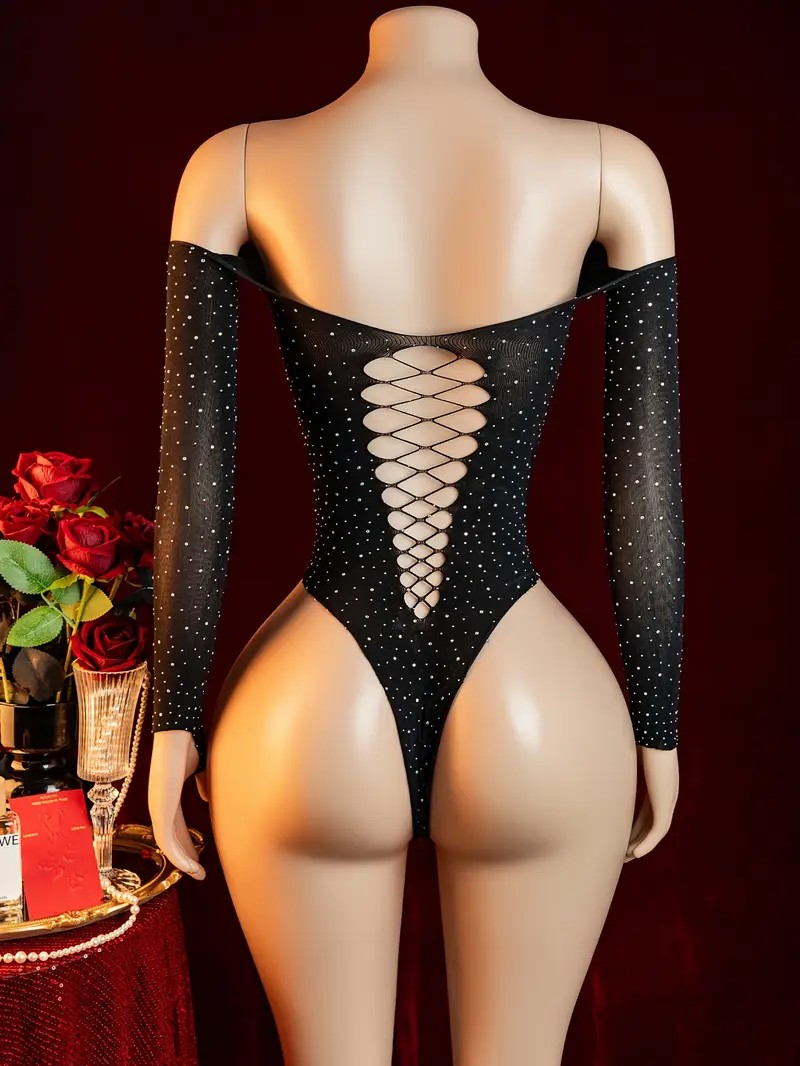 Baju Tidur Babydoll Berbahan J - Crystal Mesh Fabric ulasan dan harga