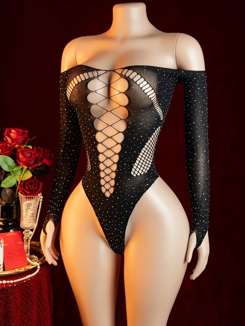 Baju Tidur Babydoll Berbahan J - Crystal Mesh Fabric ulasan dan harga