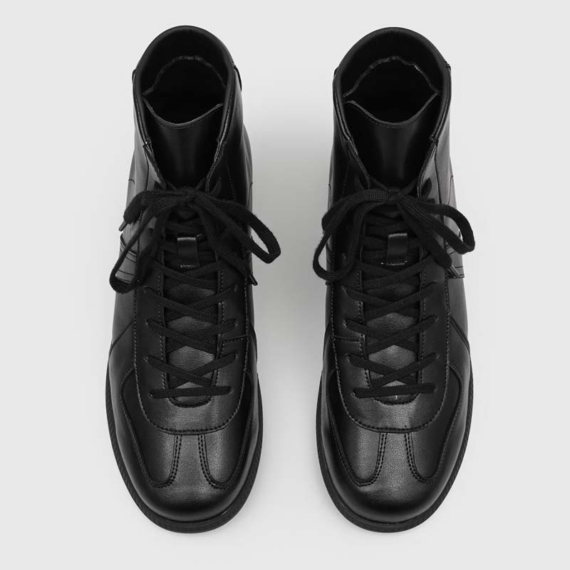 Sepatu Bot Kasual Pria Model K - Guipure Lace Panel ulasan dan harga