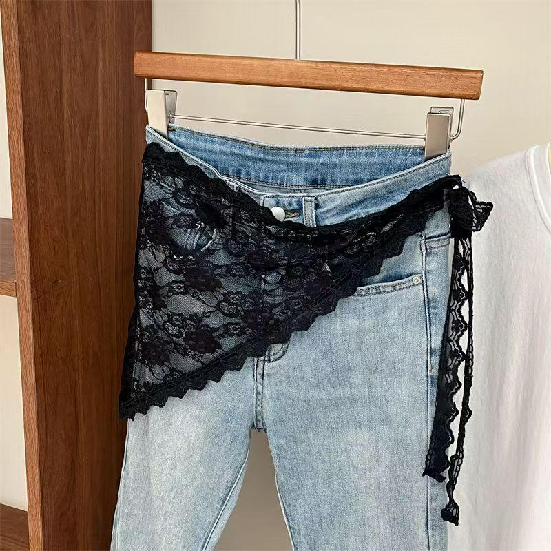 Rok Pendek Renda Segitiga, Rok - Lace Ribbon Trim ulasan dan harga