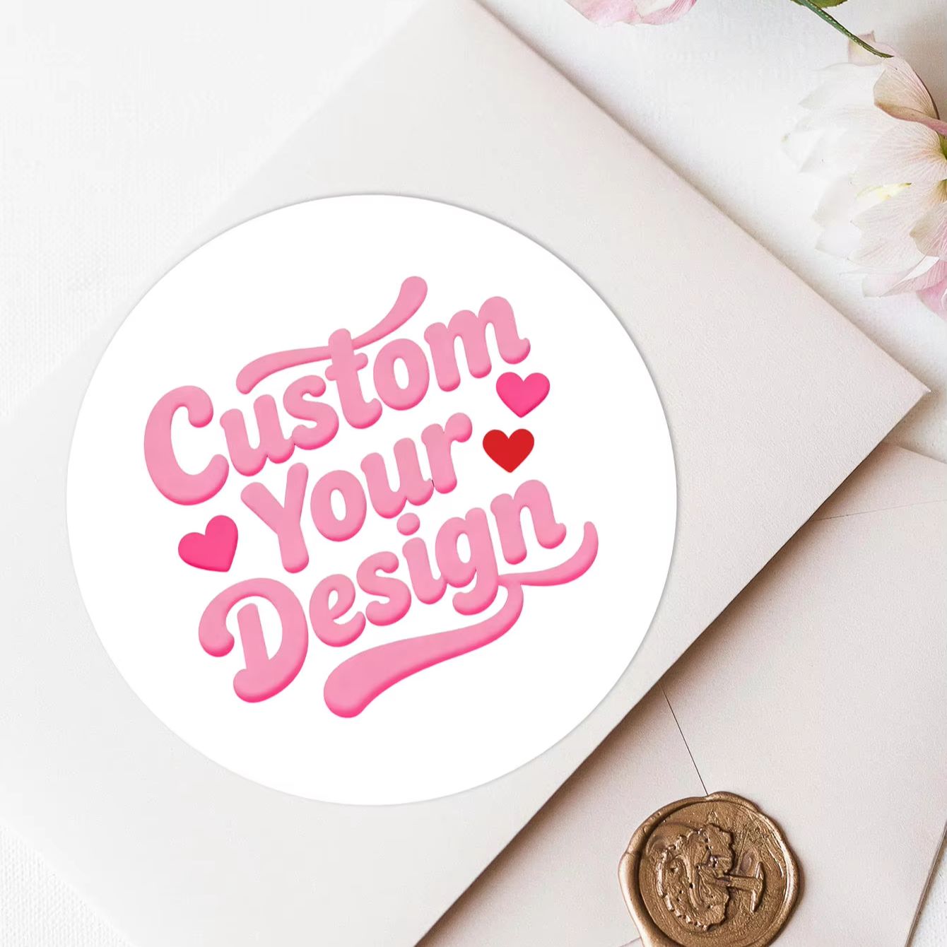 1-120Pcs Stiker Bulat Kustom,  - Embellishments For Scrapbooking ulasan dan harga