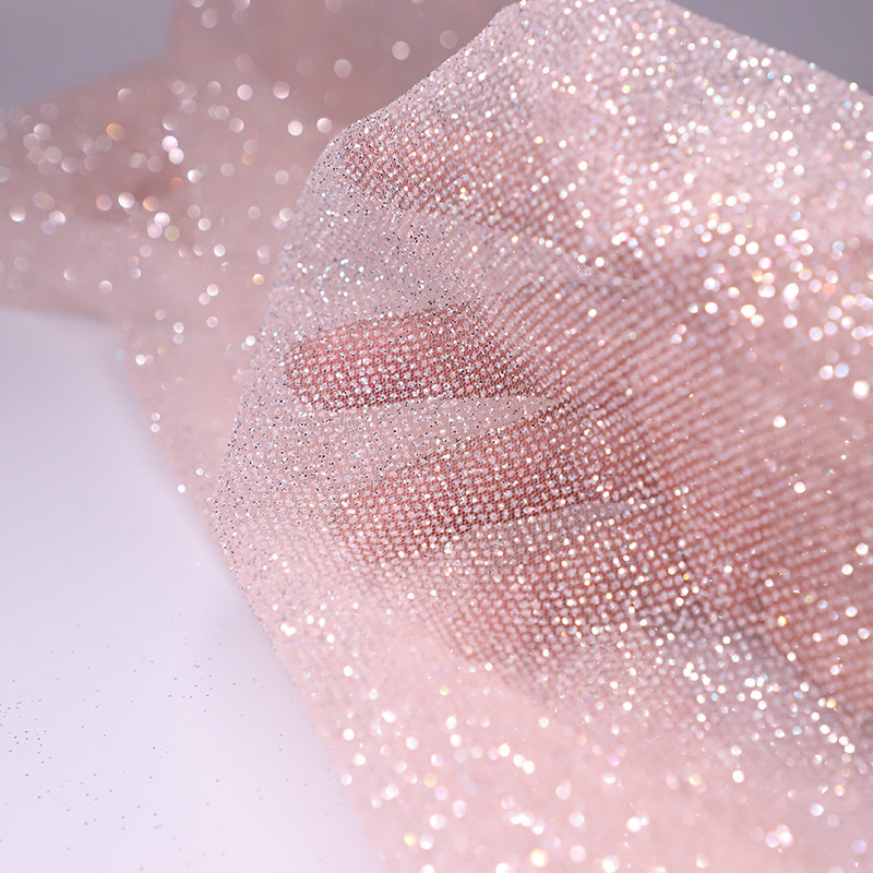 100/300/500cm X150cm Kain Jari - Crystal Mesh Fabric ulasan dan harga
