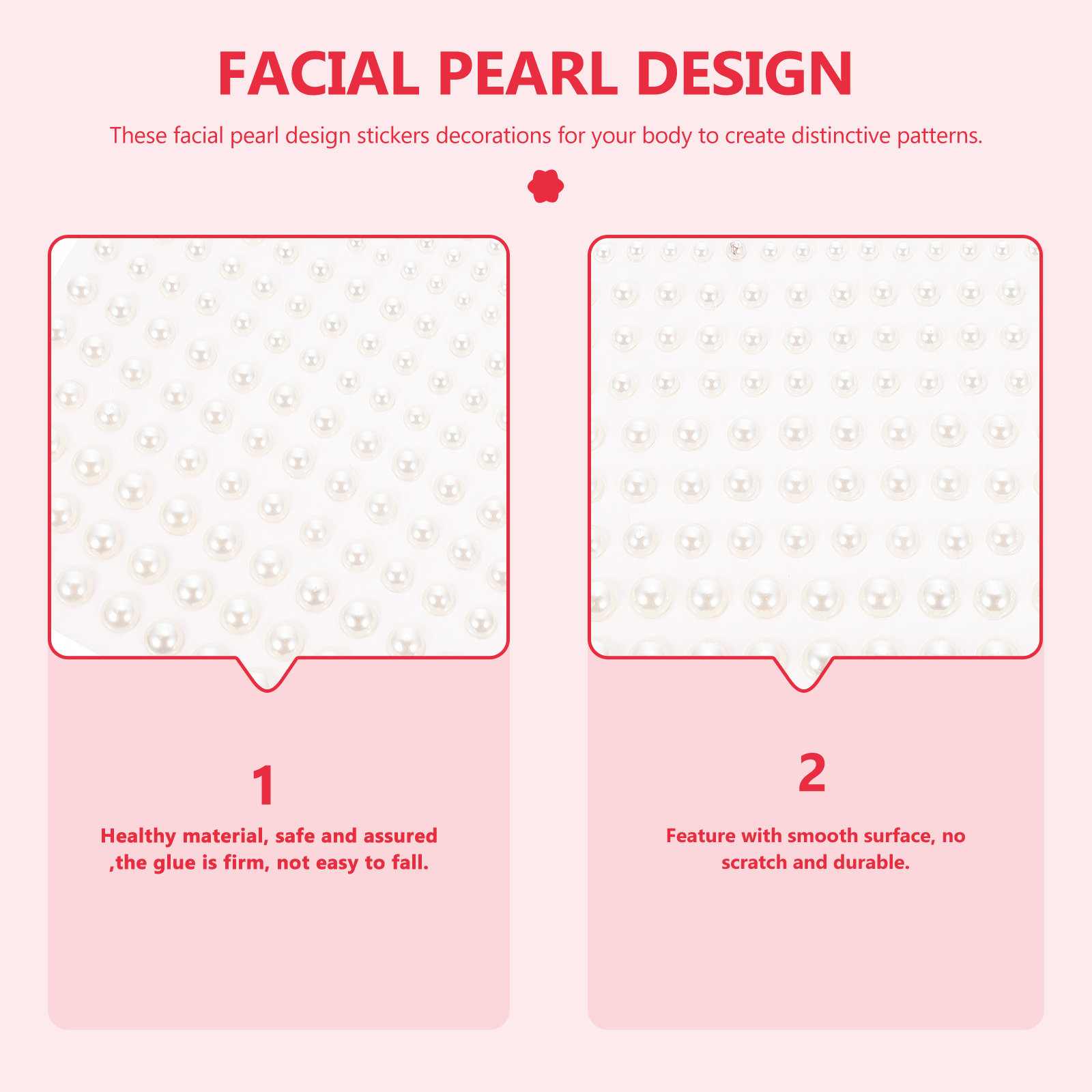 5 buah stiker mutiara untuk wa - Craft Embellishment ulasan dan harga