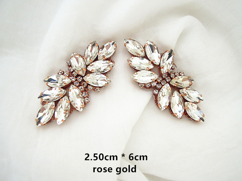 (1 buah) emas perak berlian im - Sew On Rhinestone ulasan dan harga